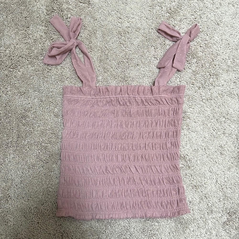 Anthropologie tie tank size XS